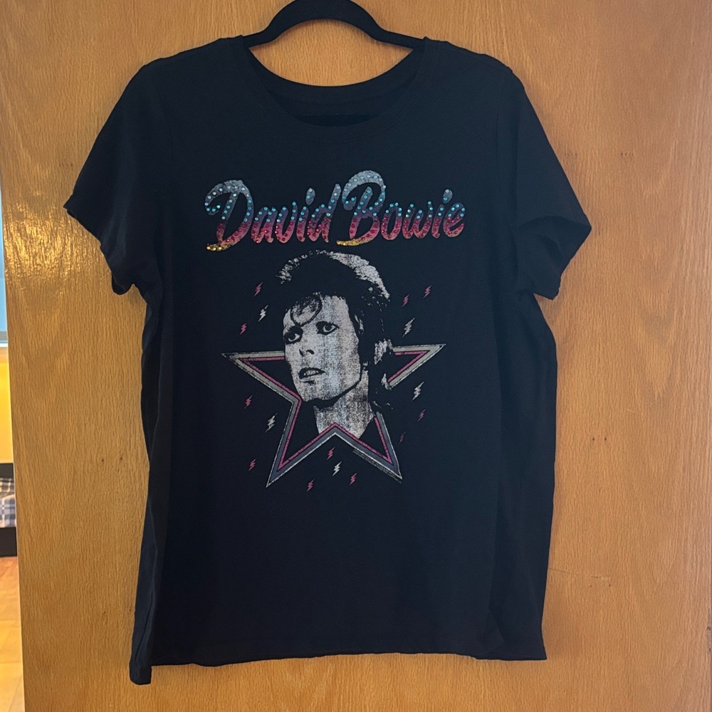 Torrid Black David Bowie Graphic Tee